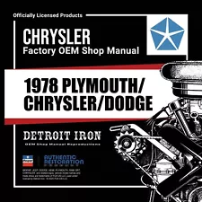 1978 Plymouth Chrysler Dodge Shop Manuals & Sales Literature on CD (For: 1978 Dodge Magnum)