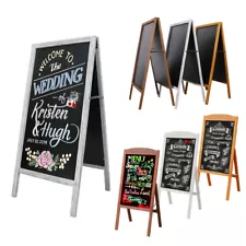 Large Standing A-Frame Chalkboard Display Magnetic Wood Wedding Baby Shower Sign