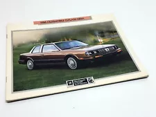 1986 Oldsmobile Cutlass Ciera Brochure