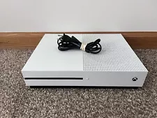 Microsoft Xbox One S 1TB Console Gaming System White 1681 With HDMI *READ*