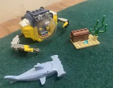 LEGO 60263 - CITY: Ocean Mini-Submarine, 100% Complete, No Box, No Instruction