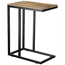 Maxtown Side Table End Table Living Room C Shaped Snack Table for Sofa Couch ...