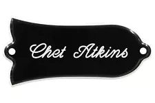 Engraved "Chet Atkins" Truss Rod Cover for Gibson Guitars 2ply B/W