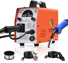 200A Gas/Gasless MIG Welder 110/220V Dual Volt MIG MMA TIG Inverter IGBT Welder