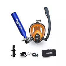 Mini Scuba Tank, 5-10 Minutes Usage Time Scuba Tank Kit, DOT/CE-EN250 Certifi...