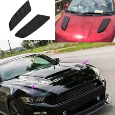 ROUSH Engine Hood Air Outlet Vent Cover Matte Black For Ford Mustang 2015-2017 (For: 2017 Mustang)