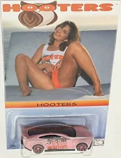 Pink TESLA Model S CUSTOM Hot Wheels "Hooters Girls" Series w/ RR