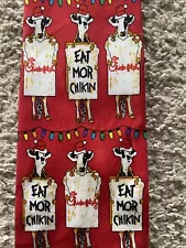 Chick-fil-A Vintage Tie Christmas Cow