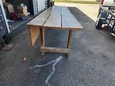 antique carpenter work bench, early 1900's