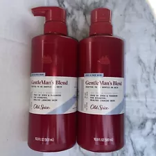 2 Bottles Old Spice ~ Tea Tree & Spring Water Body & Face Wash for Men 16.9 oz