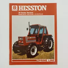 Hesston Tractor Sales Brochures 90 Series Farm Equipment Agriculture Fiat