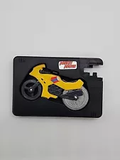 Vintage 1988 Sega Pocket Power Motorcycle Street Bike Yellow - No Rip Cord