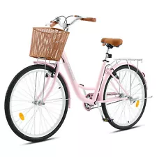 Secondhand Women's Comfort Bike 24 Inch Beach & City Cruiser Bicycle