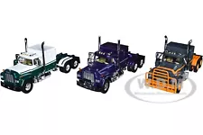 MACK R SLEEPER TRIO SET OF 3 PIECES 1/64 DIECAST MODELS DCP/FIRST GEAR 60-1251