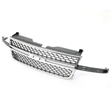 Chrome Grille Honeycomb Grill For 2003-2007 Silverado 1500 2500 3500 HD Pickup