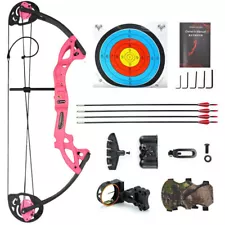 15-29lbs Youth Compound Right Hand Bow Kit for Archery Target Practice Hunting