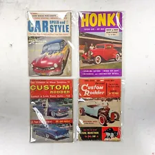 Vintage Car Magazines Custom Rodder - Car Speed and Style - Honk!