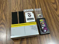 Blackriver Street Wheels Blank Chems 34mm Fingerboard Travel Case Tech Deck