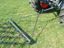 4' x 3' Long Drag Chain Harrow Landscape Arena ATV Rake - Overall Length 6'