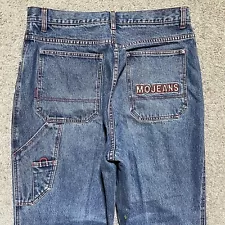 Vintage Maurice Malone Jeans Mens 36x33 Blue Baggy Carpenter Hip Hop Skater Y2K