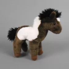 New DOUGLAS TOY Plush Aztec Indian Paint Horse 8" Brown and White