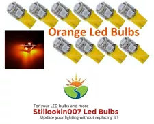 10 - Landscape LED bulbs, ORANGE 5LED T5 Path, Driveway, Deck, Paver Lights