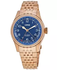 New Oris Big Crown Pointer Date Blue Men's Watch 01 754 7741 3165-07 8 20 01