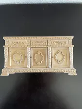 Vintage Unfinished Bespaq Dollhouse Buffet /Money Cabinet 1:12