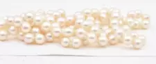 Vintage 8mm - 8.4mm Salt Water Pearl loose unstrung strand no clasp High quality