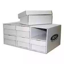 BCW Shoe Box 2-Row House Corrugated Cardboard Houses 6 Shoe Boxes