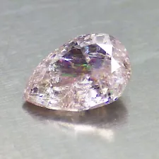 0.15 Ct Fantastic Pear (4 x 2 MM) 100% Natural Argyle Fancy Pink Diamond "SALE"