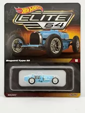 Hot Wheels 2024 RLC Exclusive HWC Elite 64 Blue Bugatti Type 59