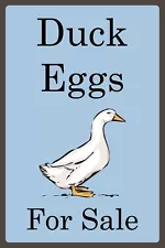 Duck Eggs For Sale, Vintage Style New Metal Sign for Farm, Drive, Garden, Gate,