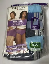 Fruit of the Loom Fit For Me Heather Briefs Size 11