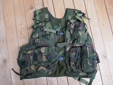 Woodland DPM Camo Assault Vest Operations Waistcoat - Army Issue - NEW