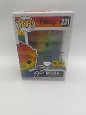 Funko Pop! Disney Pride 2021 Diamond Collection Ursula Rainbow #231 Damaged Box