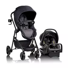 Pivot Modular Travel System & Infant Car Seat & Anti-Rebound Bar (Casual Gray)