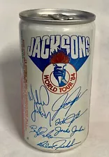 1984 Jacksons Michael Jackson World Tour Pepsi Cola Soda Pop Empty Can Vintage