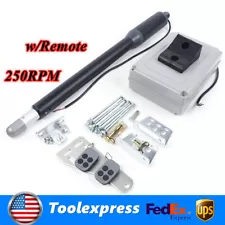 Electric Automatic Swing Gate Opener Single Arm Door Opener Kit & Remote Control