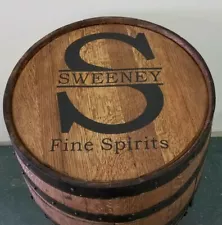 Personailzed Whiskey Barrel-FREE SHIPPING