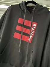 Eminem Sweatshirt Men Black Logo Slim Shady Rapper 90s Hoodie