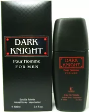 DARK KNIGHT POUR HOMME EAU DE TOILETTE SPRAY FOR MEN 3.4 Oz / 100 ml BRAND NEW!