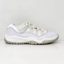 Nike Boys Jordan 11 580522-101 White Basketball Shoes Sneakers Size 12C