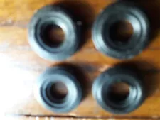 Corgi Dinky x4 tyres black for tractor front and Crescent cars