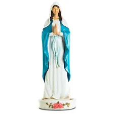 Virgin Mary Statue, Blessed Mother Mary Statue Catholic, Rosary Holder