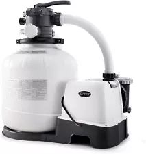 INTEX 26679EG 2,150GPH 16" KRYSTAL CLEAR SAND FILTER PUMP & SALTWATER SYSTEM