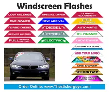 Car For Sale Sign X 25 Diesel STICKER , Windscreen Self Adhesive Display Flash