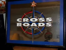 cross roads beer bar mirror