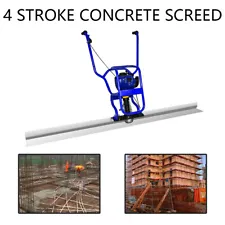 37.7cc 4 Stroke Gas Concrete Wet Screed Power Screed Cement 7 ft Board Top