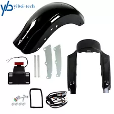 CVO Style Rear Fender System W/LED For 2009-2013 Touring Road King Street Glide (For: 2013 Street Glide)